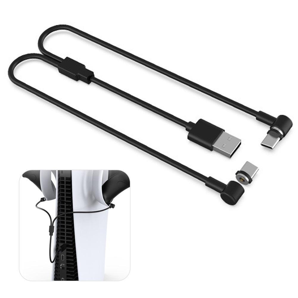 DOBE TP5-2520 For PS VR2 Controller 1 USB to 2 Type C 90 Degree Magnetic Charging Cord USB C Charger Cable DOBE TP5-2520 For PS VR2 Controller 1 USB to 2 Type C 90 Degree Magnetic Charging Cord USB C Charger Cable